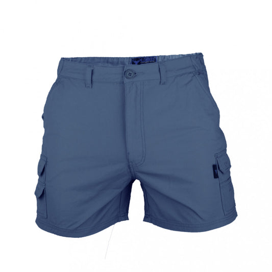 WBM156 34 CARGO SHORTS STEEL BLUE