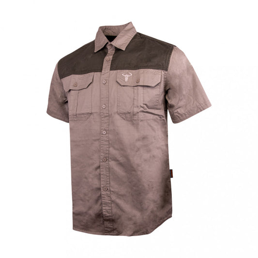 WBM816 2XL TWO TONE SHIRT KHAKI/OLIVE