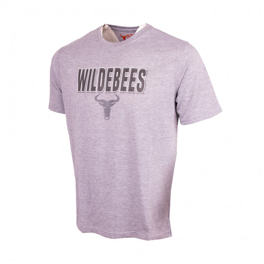 WMA170 LARGE RAISED UP TEE GREY MELANGE