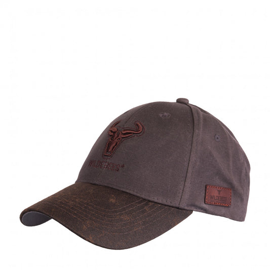 WBM836 TWO TONE OILSKIN LOGO CAP CHAR/CH