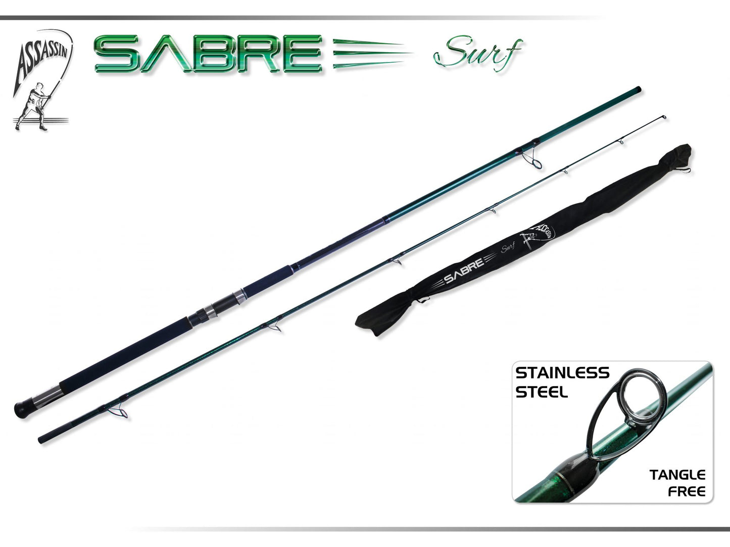 ROD ASSASSIN SABRE SURF 13 SB 3P CAST