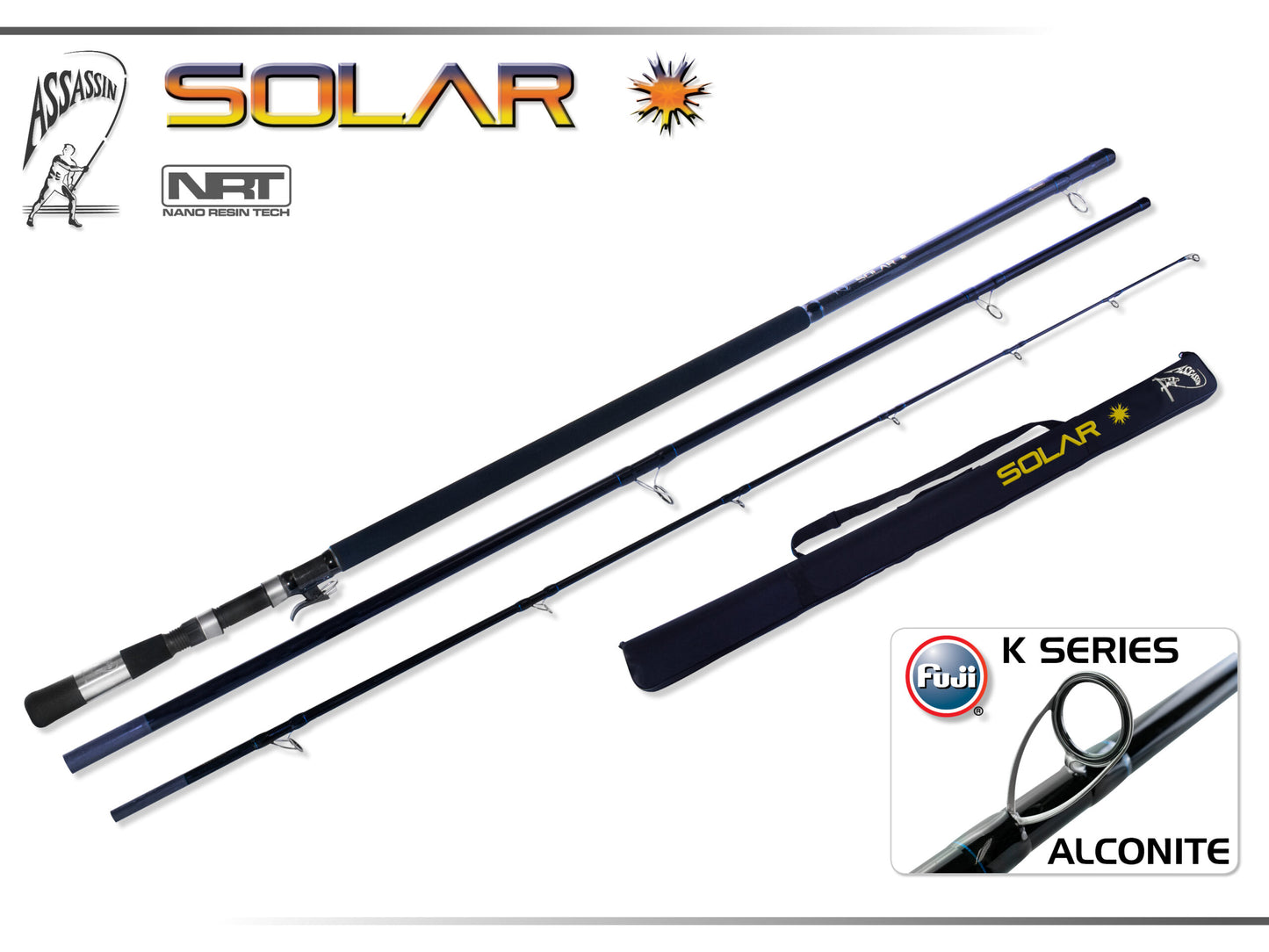 ROD ASSASSIN SOLAR SURF NEW FUJI 146'6