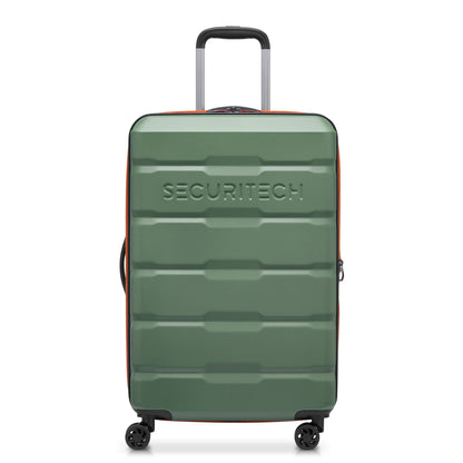 SECURITECH CITADEL 55CM TROLLY CASE GRN