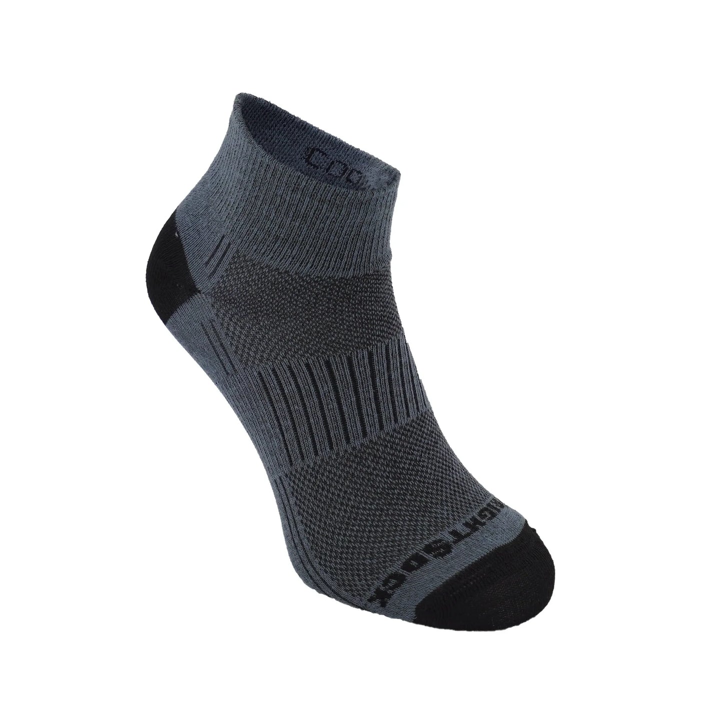 WRIGHT SOCK COOLMESH QTR ASH TWIST