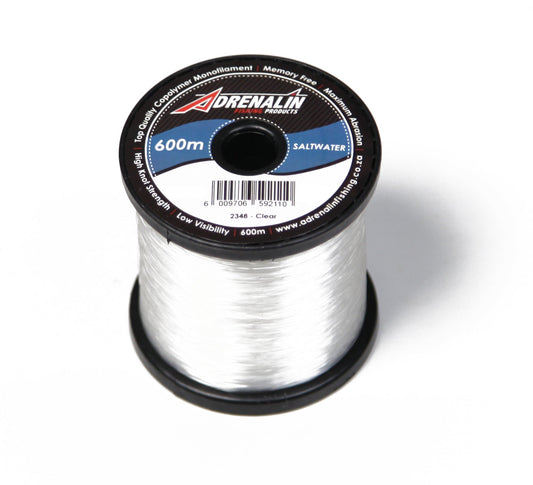 ADRENALIN NYLON 0.50MM SALTWATER CLEAR