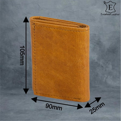 WALLET BOSTON MINI RFID COGNAC