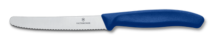 VICTORINOX BLUE STEAK KNIFE SERRATED