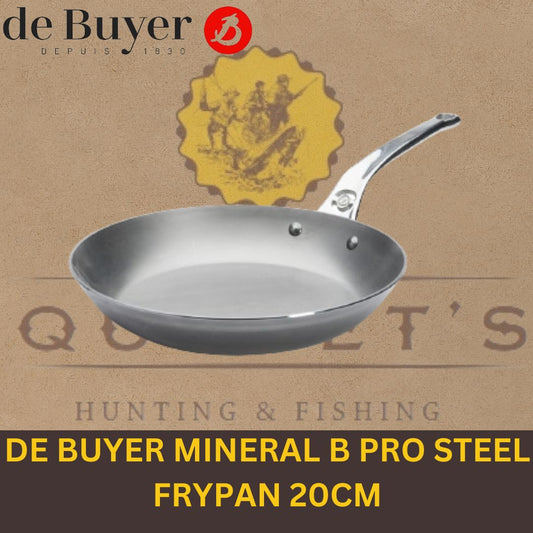 DE BUYER 20CM MINERAL B PRY FRYPAN