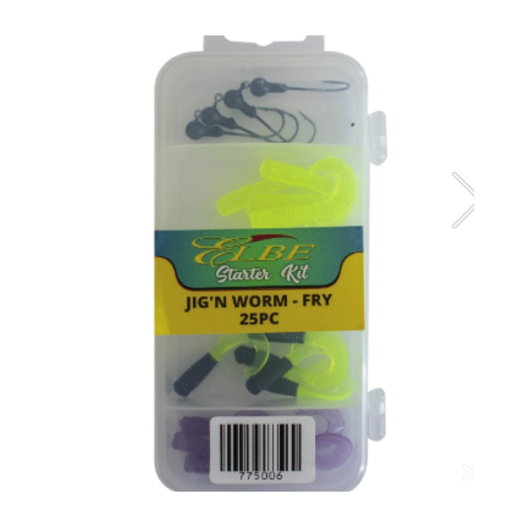 ELBE 775007 KIT BOX JIG N WORM GUPPY 20