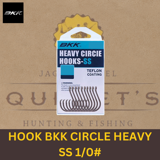 HOOK BKK CIRCLE HEAVY SS 1/0#