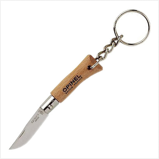 OPINEL NO 4 STAINLESS KEYRING