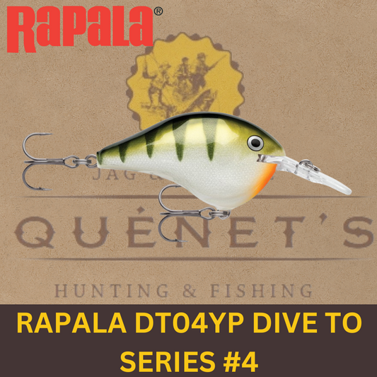 RAPALA DT04YP DIVE TO SERIES #4