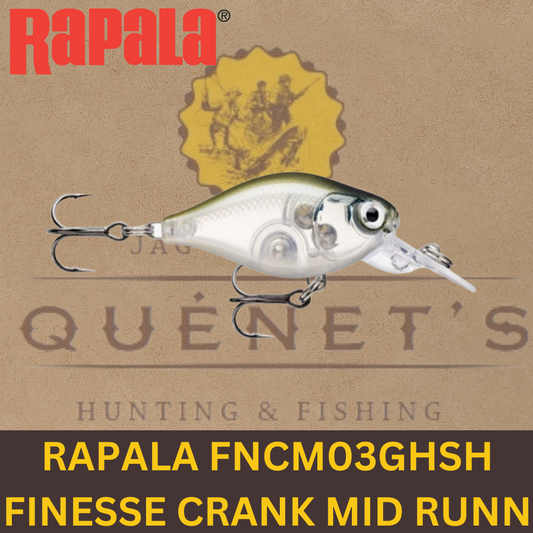 RAPALA FNCM03GHSH FINESSE CRANK MID RUNN