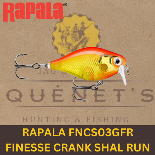 RAPALA FNCS03GFR FINESSE CRANK SHAL RUN