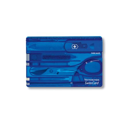 VICTORIANOX SWISSCARD BLUE TRANS BLST