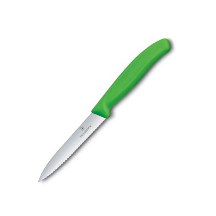 VICTORINOX GREEN LARGE PARING KNIFE SERR