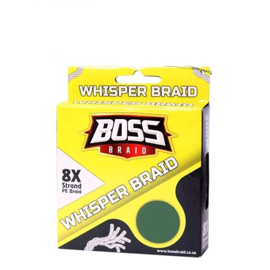 BRAID BOSS WHISPER 20LB 300M GREEN