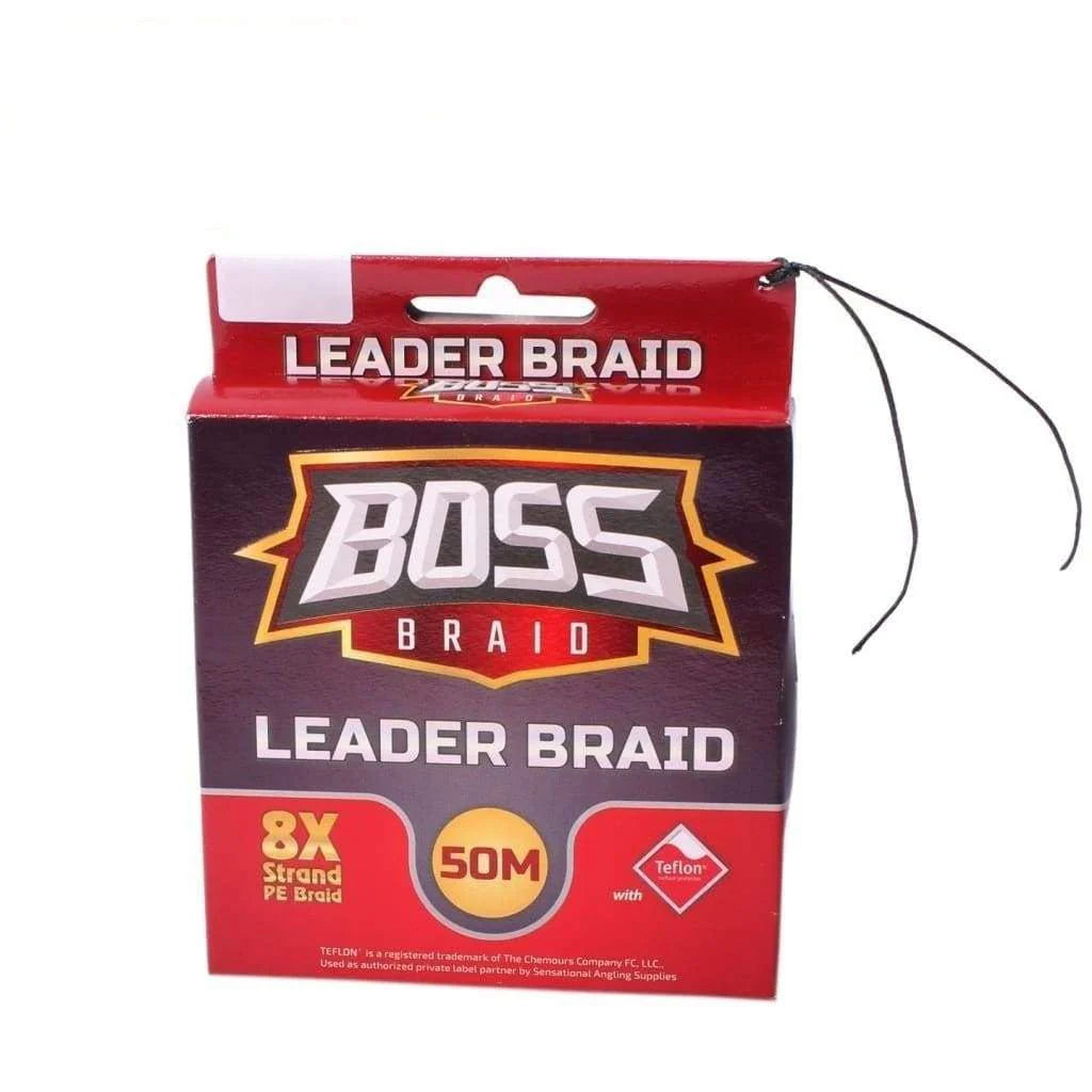 BRAID BOSS LEADER 8X 60LB 50M GREEN