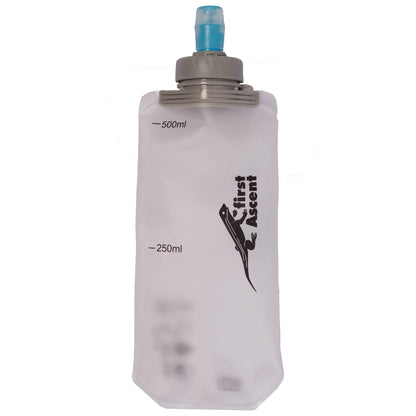 FISRT ASCENT SOFT BOTTLE 500ML CLEAR