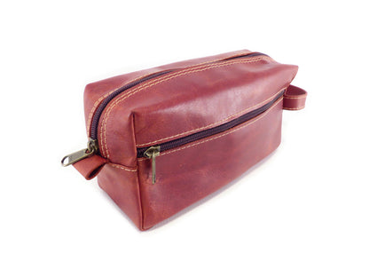 H/B TOILETRY BAG NO:11 LRG ASST LEATHER