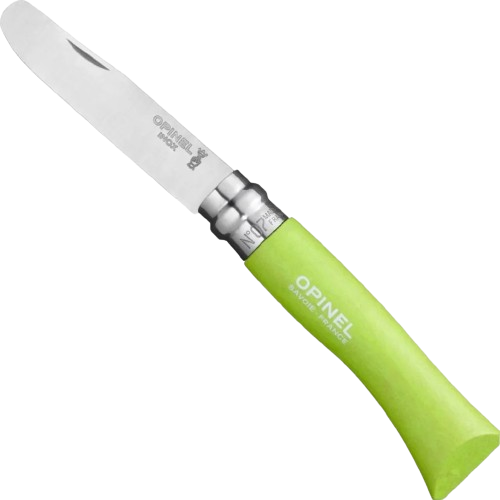 OPINEL NO7 ROUND ENDED GREEN