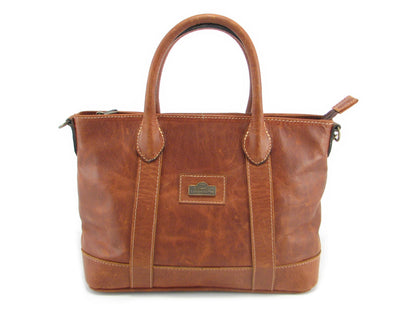 Handbag Ina Small, Long sling - Tobacco