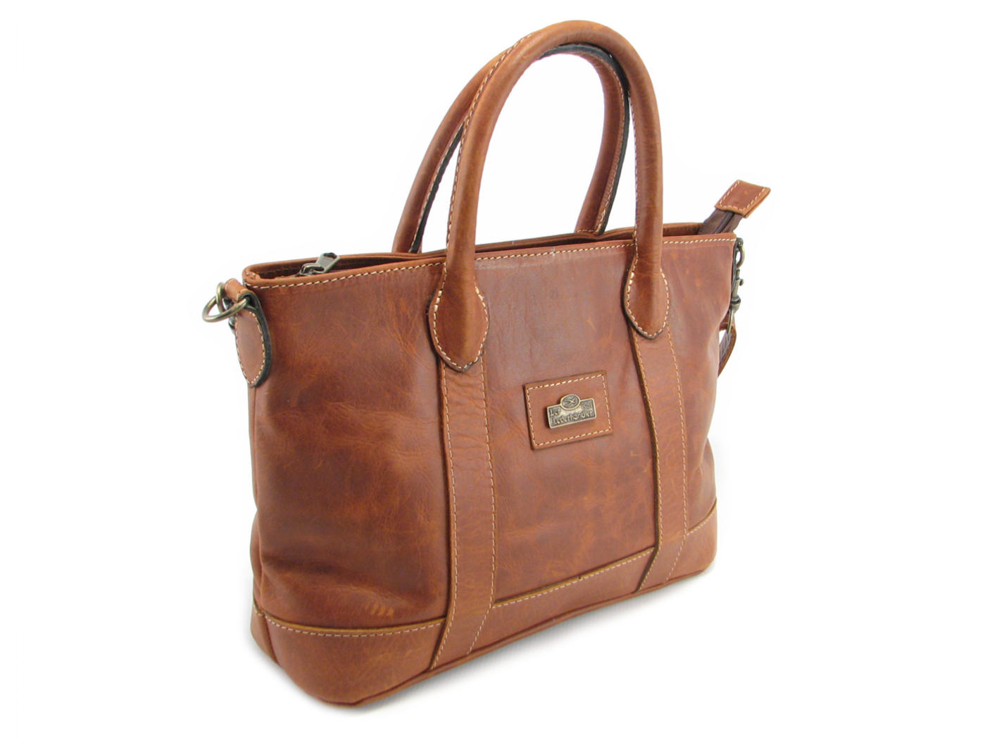 Handbag Ina Small, Long sling - Tobacco