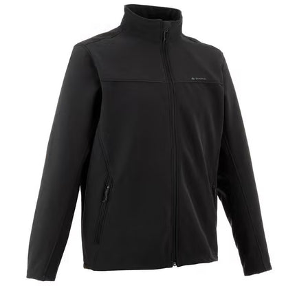 Forclaz Men's softshell windproof jacket - black