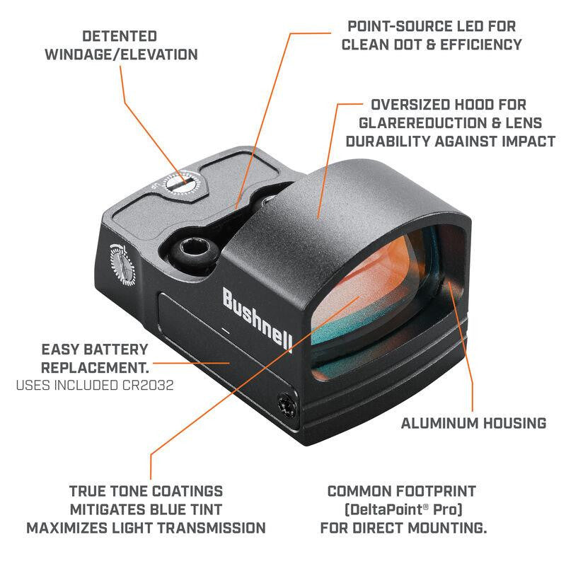 BUSHNELL RXS-100 1X25MM DOT SIGHT