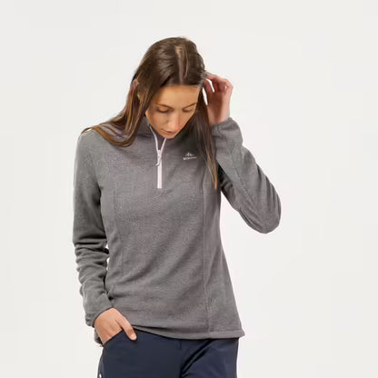 Quechua Women’s hiking fleece Grey Stripes- mh100